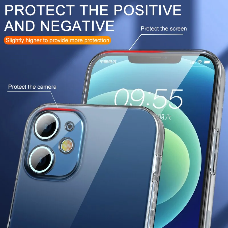 Premium Transparent Shockproof Silicone Phone Case