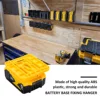Battery Holder For 20V Battery Plastic Lithium Battery Dock Holder Wall Mount Batteries Storage Hanger for Garage Workshop 6