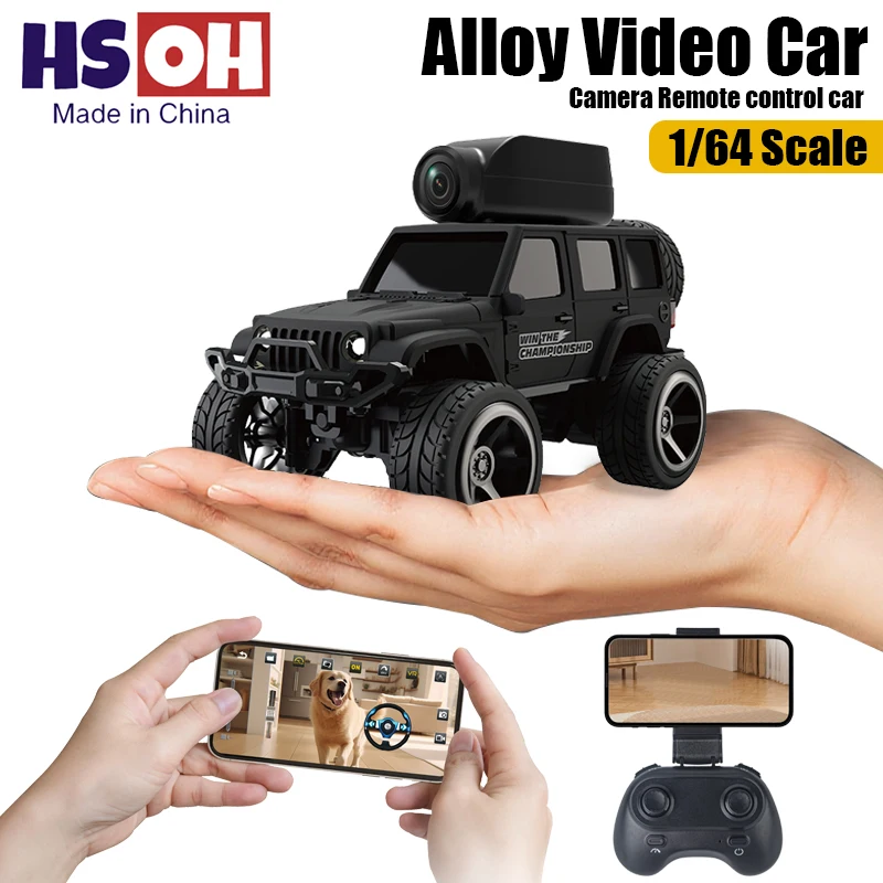 Mini 1:64 RC Car with 720P FPV Camera and Wifi APP Control