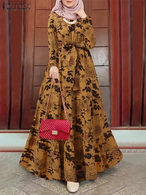 Long Sleeve Maxi Dresses Turkey  Long Full Sleeve Dress Turkish - Vintage  Sundress - Aliexpress