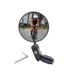Enhanced Rearview Bicycle Mirror with Adjustable Handlebar - Boost Safety and Visibility While Riding (1 PCS)