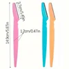 30Pcs/10pcs Bottle Eyebrow Razors With Container Facial Eye Brow Trimmer In Case Hair Removal Shaver Safe Blades Trimming Tools 5