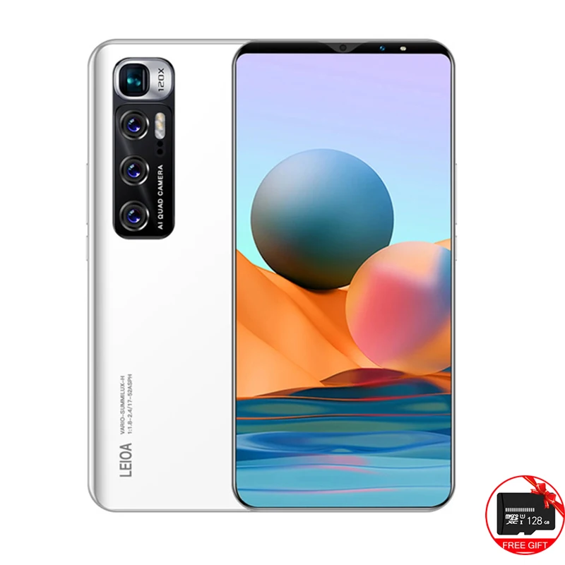 5g on cell phones 6.1 Inch Note10 Pro Smartphone 8GB+256GB 4800mAh Unlocked Global Version Mobile Phones Android Telefones 5G Celulares Cell Phone unlocked 5g cell phone 5G Phones