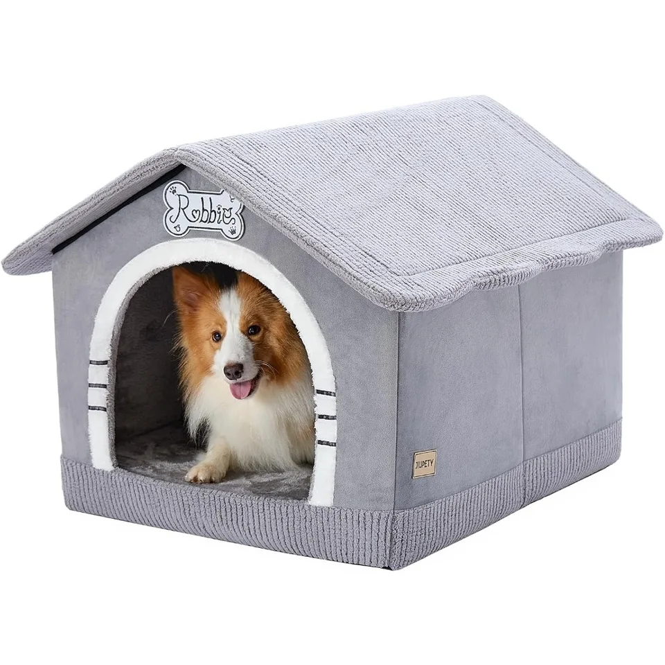 Large Insulated Indoor Dog House with Frame