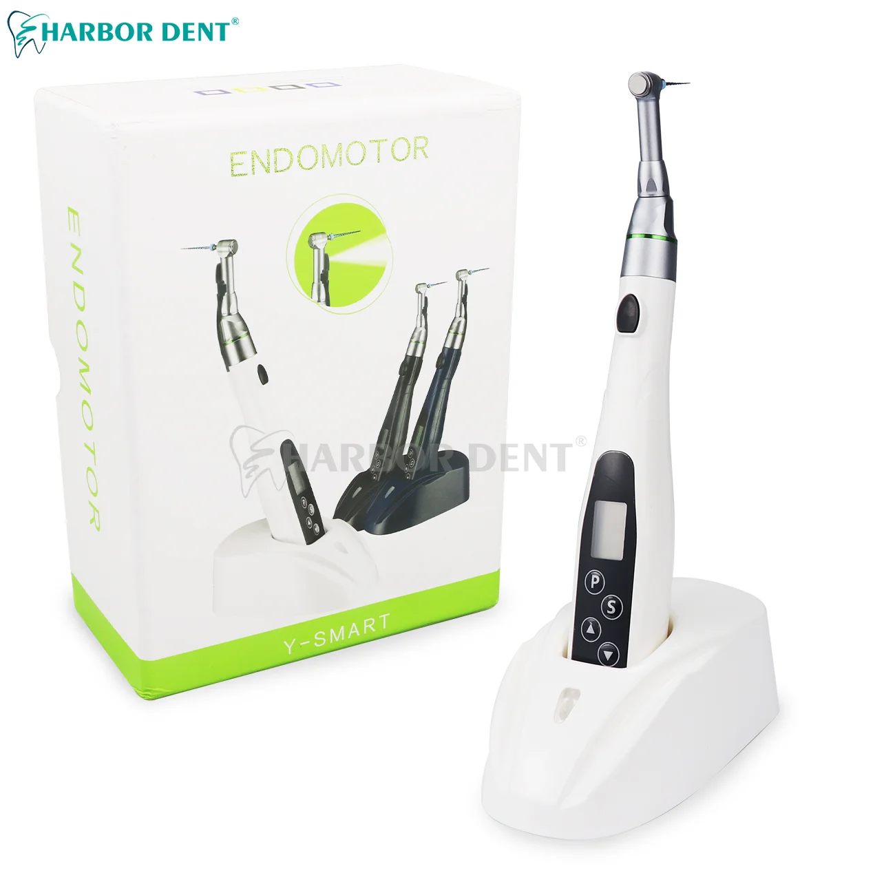 

Dental Wireless Endo Motor Smart with LED Light 16:1 Reduction Contra Angle Endodontic Instrument