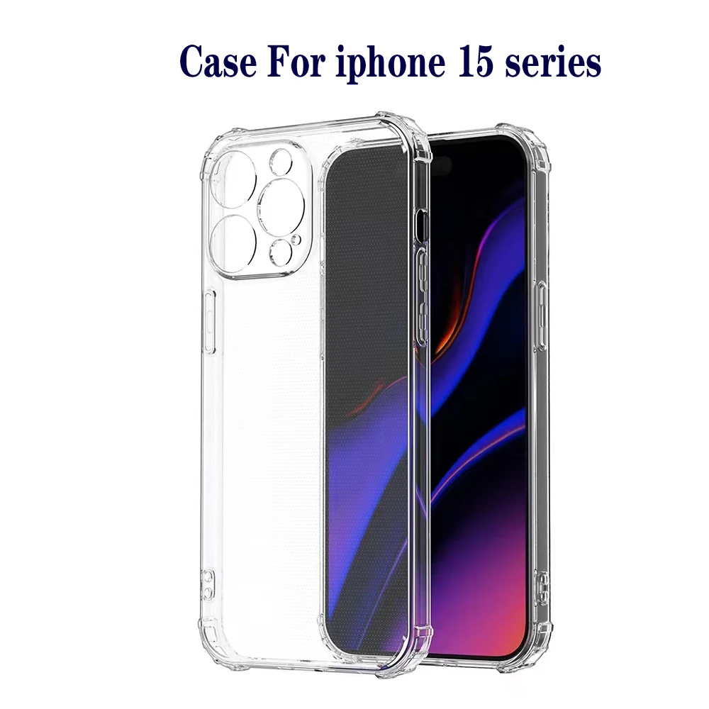 Custodia Morbida In Tpu Trasparente Per Iphone 15 Pro Max Funda Iphone15 Iphone 15 Plus Custodie Trasparenti Antiurto