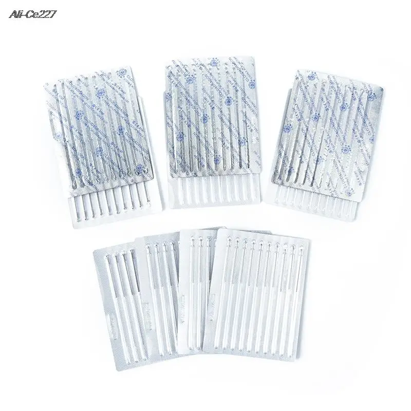 100 Pcs Acupuncture Needle With Tube ALL Size Acupuncture 4 Sizes Disposable Sterile Beauty 1 BOX Massage Sterilze Needle