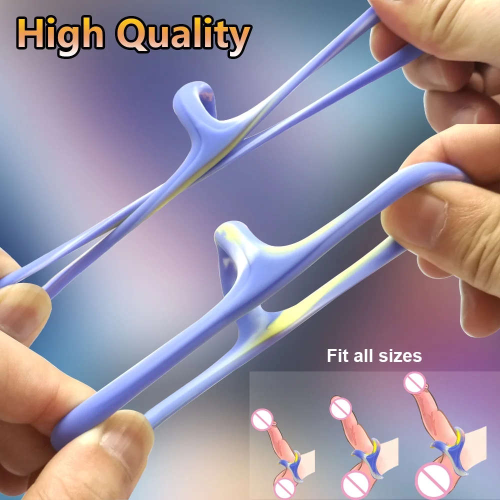 Sex Toys Penis Cock Ring for Men Delay Ejaculation Erection for Couple