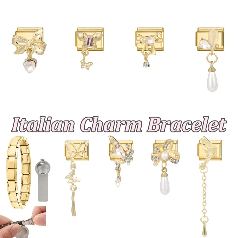 Gold Pendant Stainless Steel DIY Making Gift