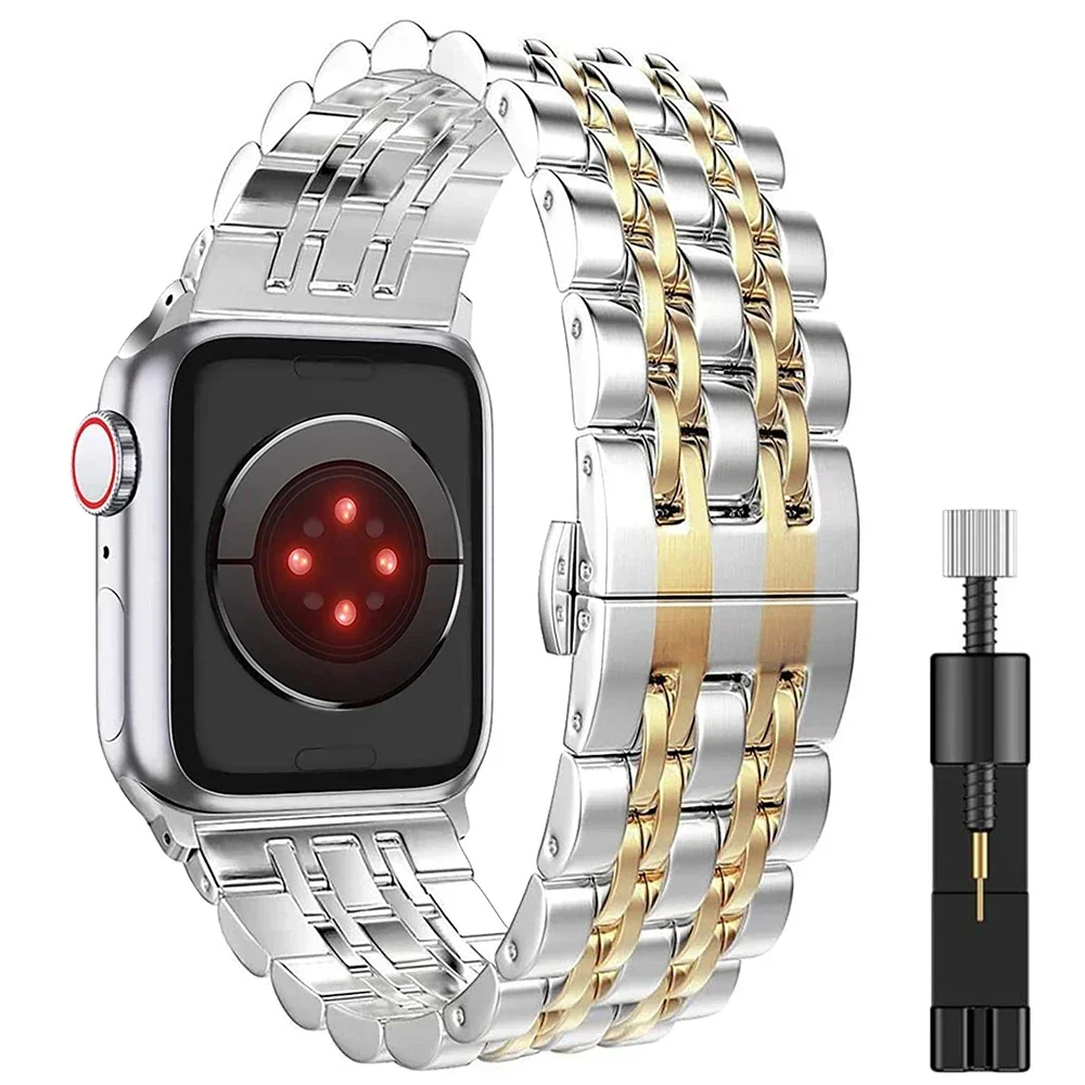 Luxury Fashion Metal Watch Strap - Premium Replacement Bracelet