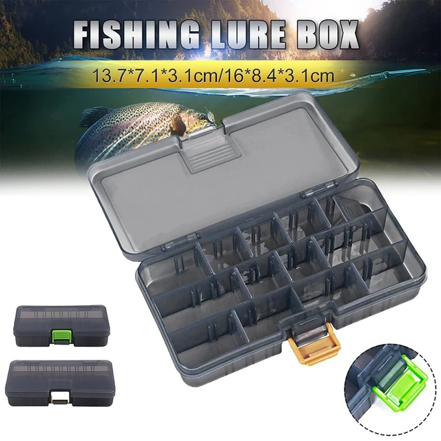  6 Pcs Transparent Fish Tackle Boxes Plastic Fish Tackle  Storage Organizer Box with Removable Dividers Clear Fish Tackle Trays Organizer  Box for Fishing Lure Storage : Sports & Outdoors