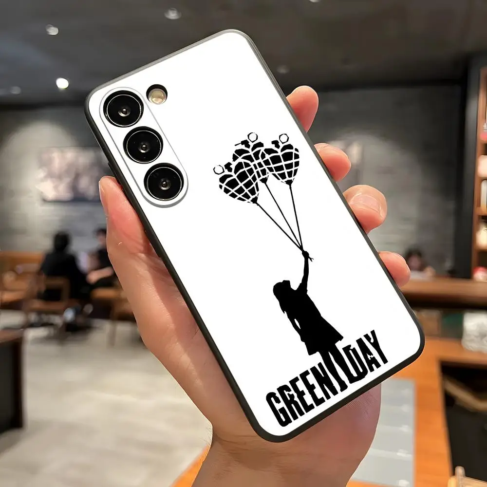 Green Day Band Black Soft Shell Phone Case