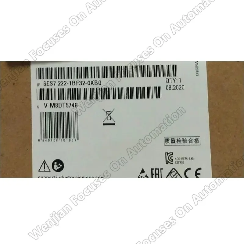 6ES7222-1BF32-0XB0 S7-1200 Digital Output SM 1222 8 DO 24V DC 6es7222