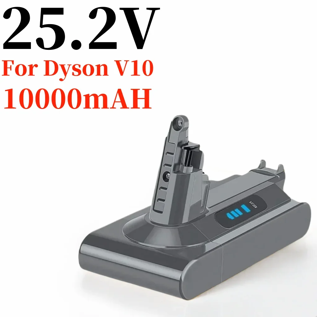 

25,2 в, 10000 мАч подходит для замены литий-ионных батарей в пылесосах Dyson V10 и SV12