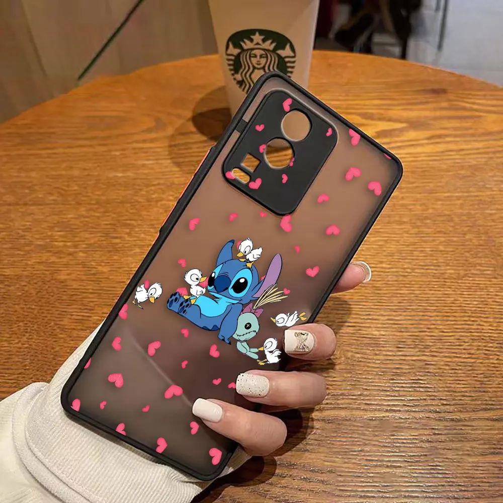 thumbnail image 1 of Funda mate para VIVO X90 X80 X70 5G X60 X50 X30 IQOO NEO 3 5 7 PRO PLUS X27 X23 Funda Capa Shell Lilo & Stitch dibujos animados Anime, 1 of 5