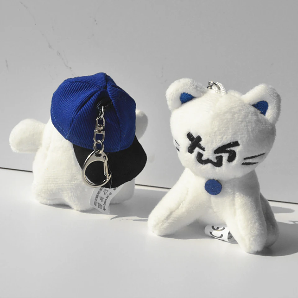 TWS Kpop Plush Lucky Keychain Ghost Cat Doll-Keychain SHINYU