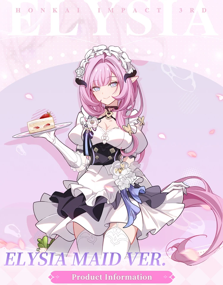 Playful Elysia Maid Costume Sissy Dream