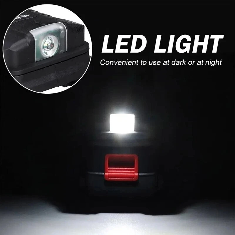 마키타 18V용 리튬이온 배터리 케이스 어댑터 듀얼 USB 포트 파워뱅크 휴대폰 충전기 LED 작업등 변환기 램프 플래시라이트