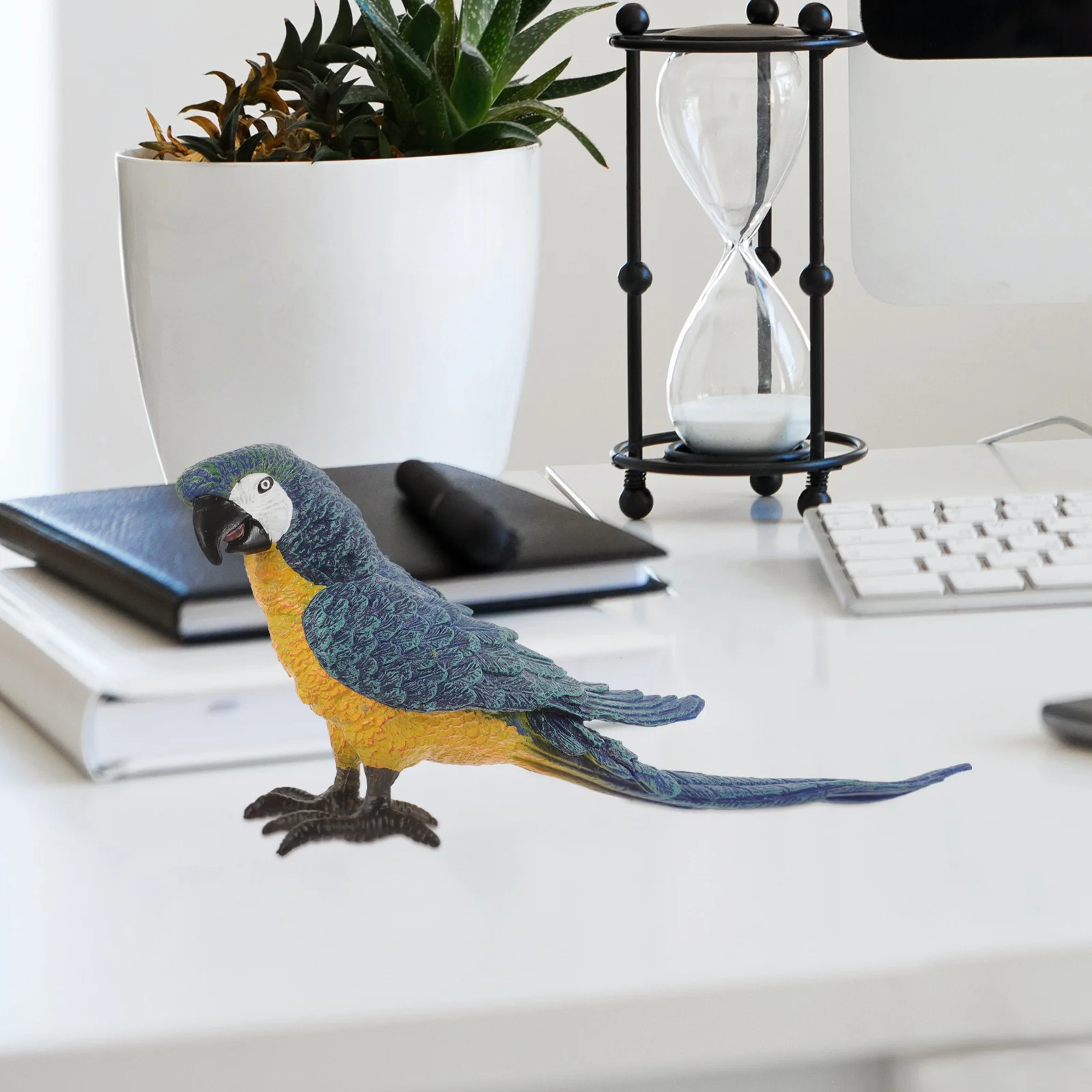 

Simulated Parrot Adornment Parrot Decoration Parrot Figurine Home Parrot Decor
