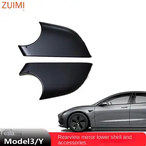 Myq Tesla Model 3tesla Model 3/y Rearview Mirror Base & Cover Kit -  2018-2021 Replacement Parts