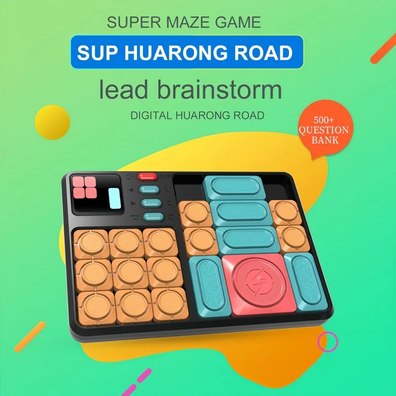Huarong Road Magnetic Suction Block Sliding Puzzle Progressive Difficulty Board Game