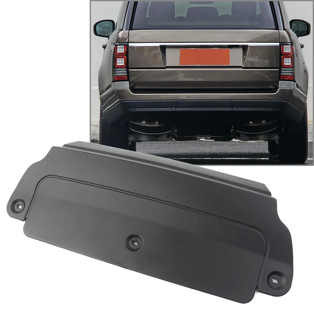 

Car Rear Bumper Cover Trim Plate Board Protector for Land Rover Range Rover L405 2013 2014 2015 2016 2017 2018 Matte Black