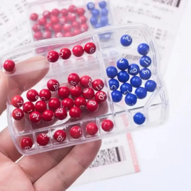 Portable Lottery Selector Party Game Machine Two-color Ball + Lottoes Number Selection Device Simple Easy Operate Party Props