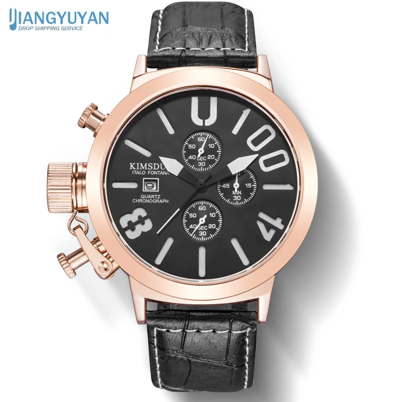 

New Fashion Mens Watches Top Brand Luxury Clock Waterproof Watch Sport Chronograph Quartz Wrist Watch relojes hombre hodinky