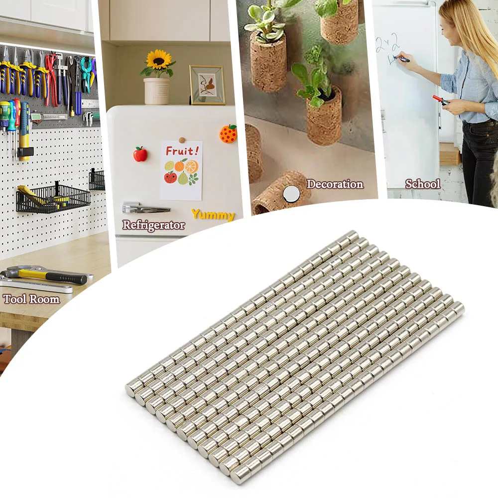 5mmx5mm Superstarker Runder Neodym-Magnet Leistungsstarke Magnete N35 Kleiner Permanenter Magnetischer NdFeB Kühlschrankmagnet 5x5 – Detail 5