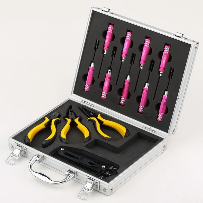 

Aluminium Case Hand Tool Set 14 PCS for RC Helicopter or all rc hobby