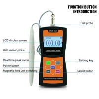 Victor 862 Digital Tesla Meter Magnetic Flux Surface Magnetic Field Tester 2% High Accuracy Handheld Permanent Magnet Gaussmeter 2