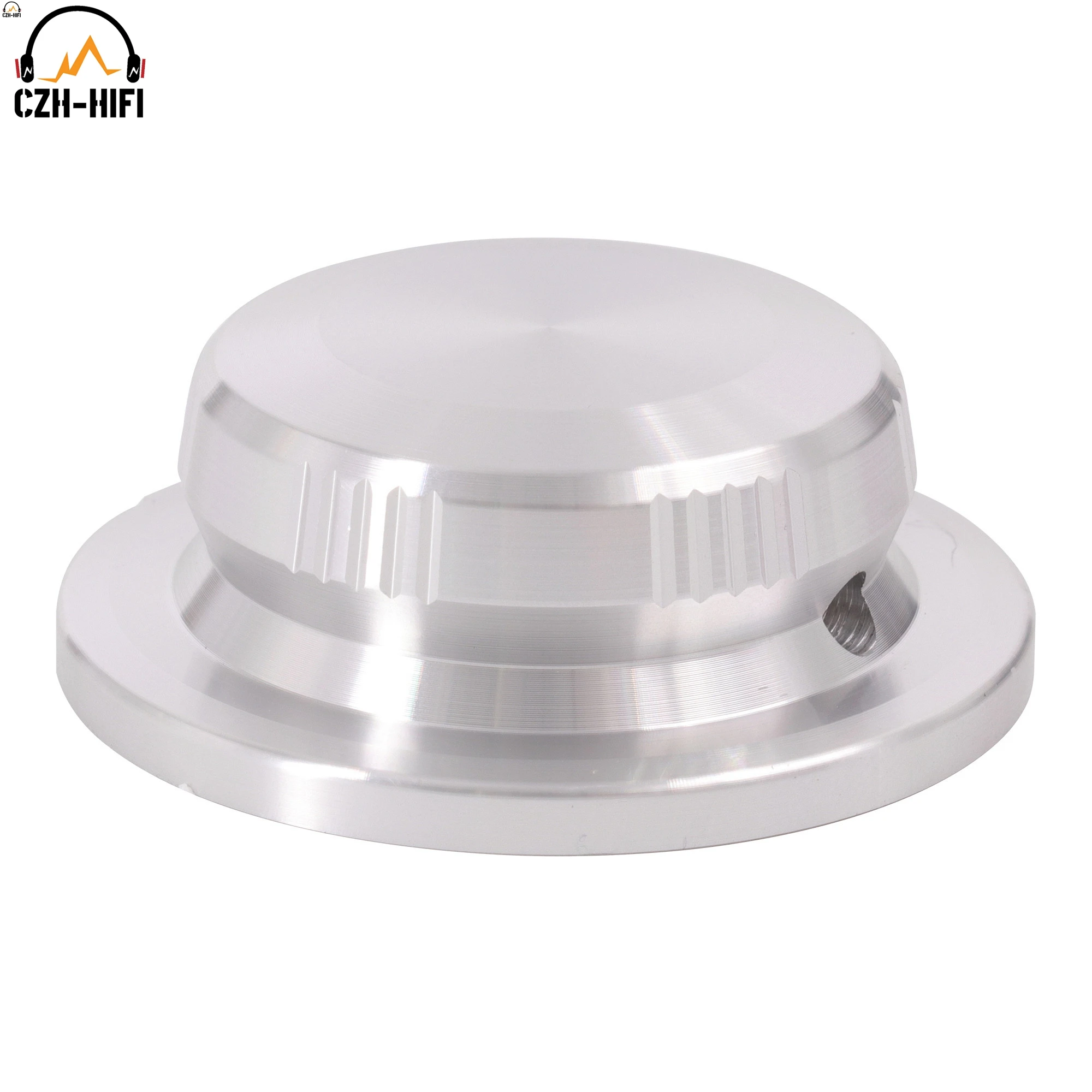 40mm 50mm 60mm CNC 가공 솔리드 알루미늄 포인터 손잡이 버튼 캡 앰프 DAC CD 턴테이블 전위차계 볼륨 6mm 샤프트