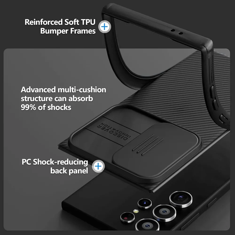 Nillkin for Samsung Galaxy S24 Ultra Magsafe Case CamShield Pro Camera Protection For Samsung S24 Plus Magnetic Case 5