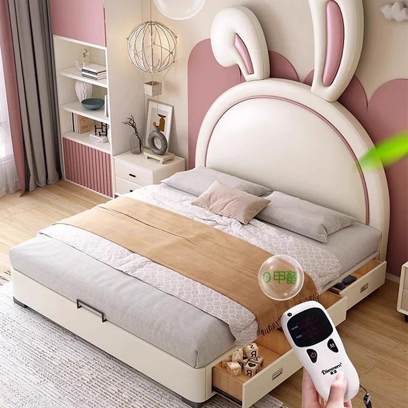 Boy Child Bed Mother-kids Twin Family Children Children's Baby Walkers Care Tools Beds Girl Bunk Newborn Things Wooden Hut Cribs