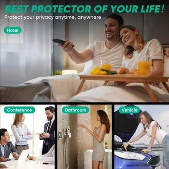 Hidden Camera Detector Anti-Spy Car GPS Tracker Listening Device Bug RF Wireless All Signal Scanner Gadget Security Protection 5
