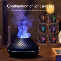 GearUP DQ705 Volcanic Flame Mini Humidifier With Color Night Light- White Color - Image 6