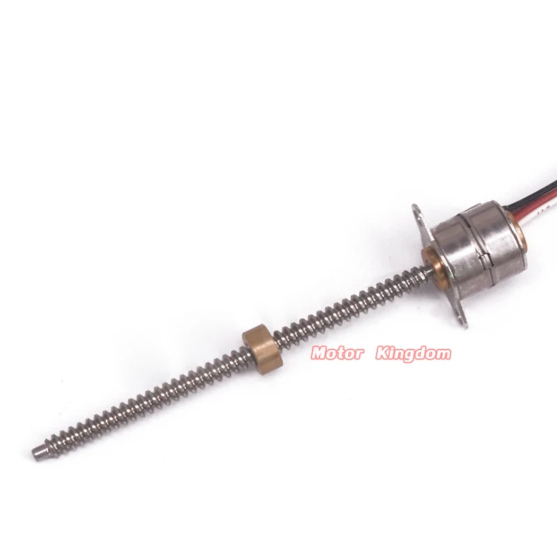 DC 5V 2-phase 4-wire Micro 10mm Stepper Motor Mini 50mm Stroke Long Linear actuator Stepper motor Screw Block Nut Rod linear actuator,stepper motor