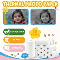57X25Mm Thermal Paper Roll, Mini Portable Thermal Printer Paper, for Kids Camera Instant Print Camera 4