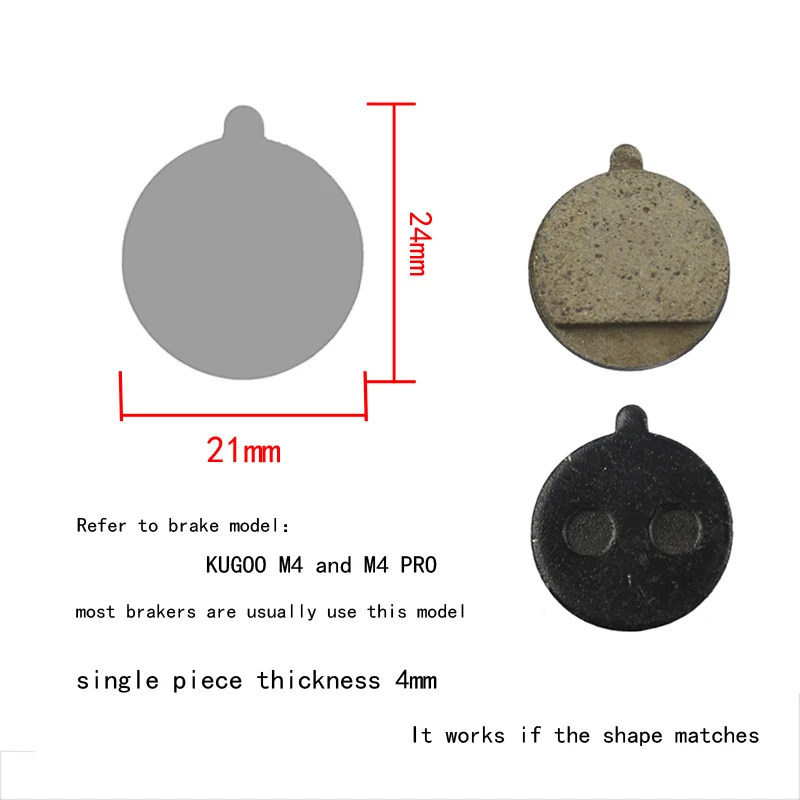 Electric Scooter Spare Parts Electric Scooter Accessories Scooter Accessories Electric Scooter Brakes Disc Brake Right 140MM Base for KUGOO M4 and M4 PRO