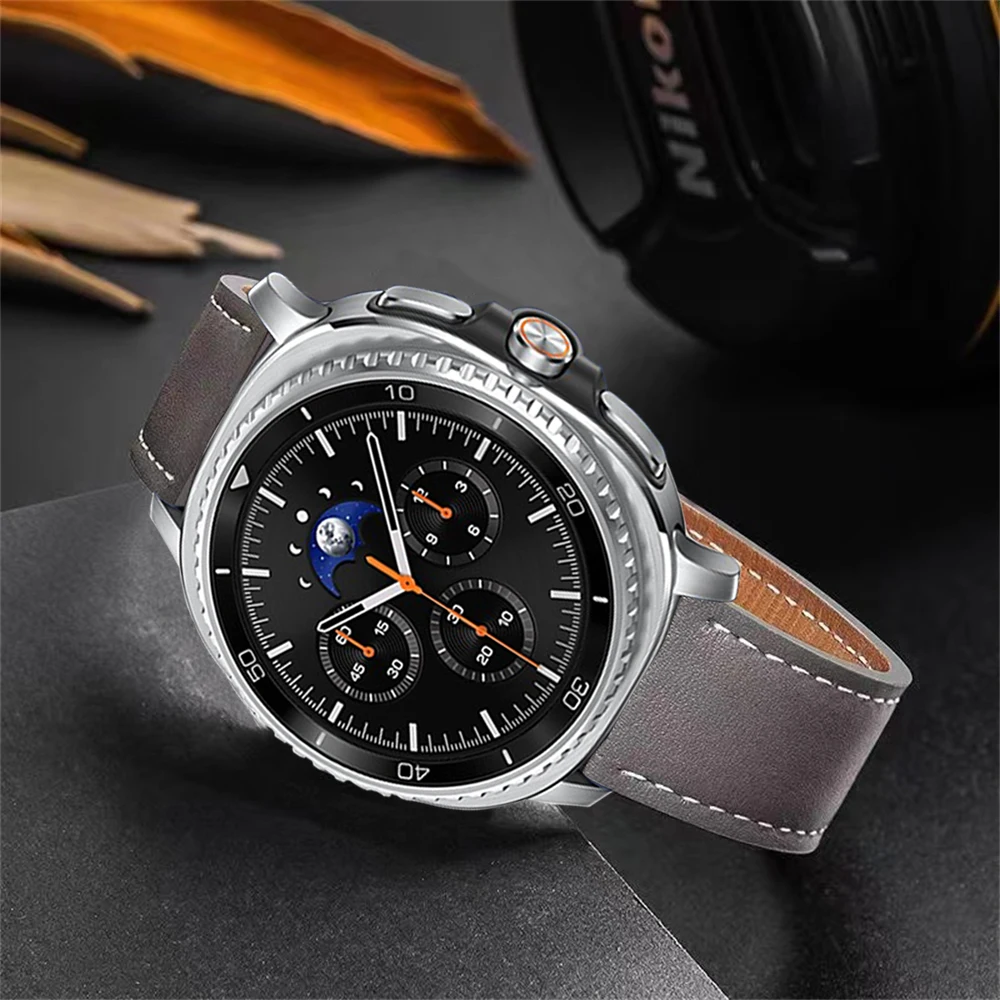 Premium Soft Leather Watch Strap – Casual Wristband