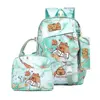 Capybara Print Backpack Set With Lunch Bag And Pencil Bag Large Capacity Lightweight And Breathable Outdoor 6