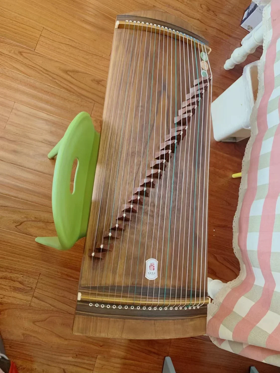 Portable half-zither 100cm/90cm 21 string paulownia Guzheng for adults children beginners examination and practice small zither