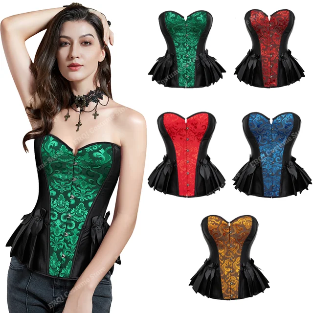 Plus Size Victorian Corsets, Corsets Plus Size Women Red, vintage corsets  for women