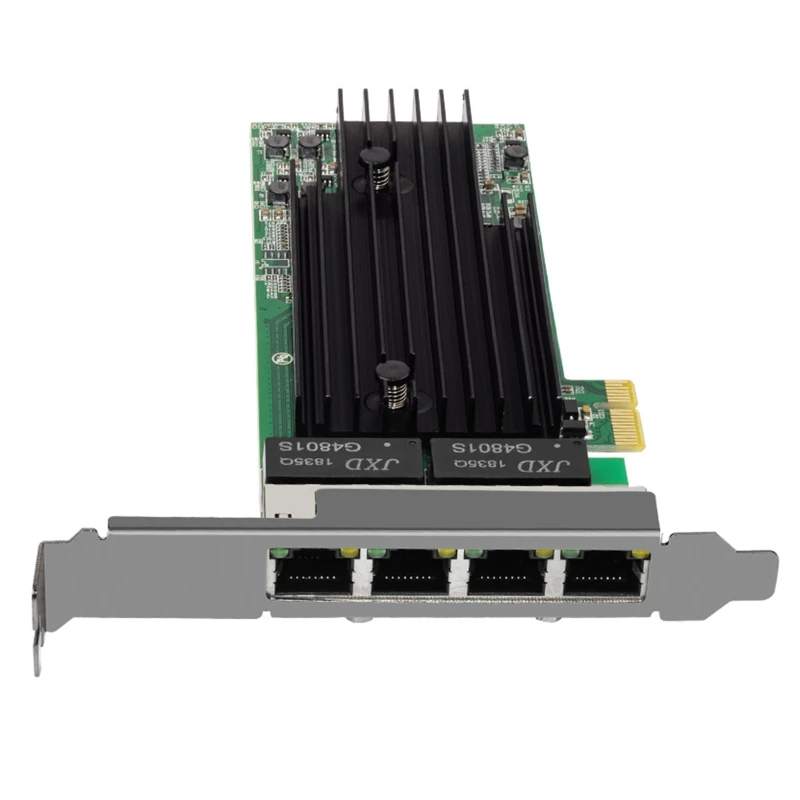 Porta para Intel 82575 Pcie Gigabit Placa de Rede Ieee802.3 Pci Express x1 1000mbps Desktop Rj45 Lan Ethernet Adaptador L41e 4 - Imagem 2