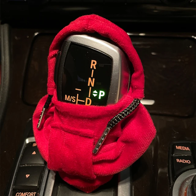 Couvercle de bouton de changement de vitesse, Gear Shift Knob Sweat-shirt  Sweat-shirt Intérieur de voiture, couverture de poignée de voiture  Couverture de bouton de levier de vitesses drôle