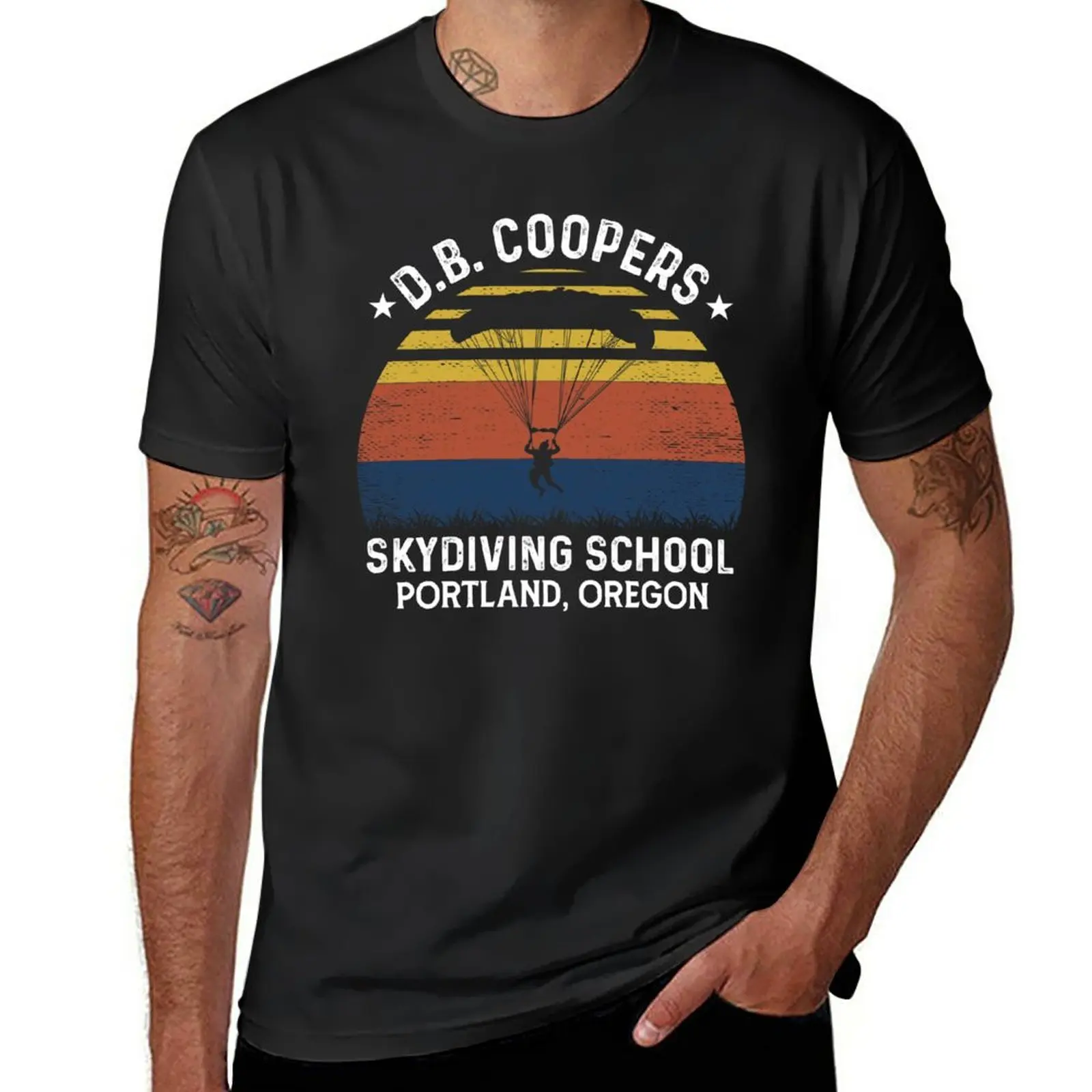 

D B Cooper T-Shirt oversized t shirts blondie t shirt men workout shirt
