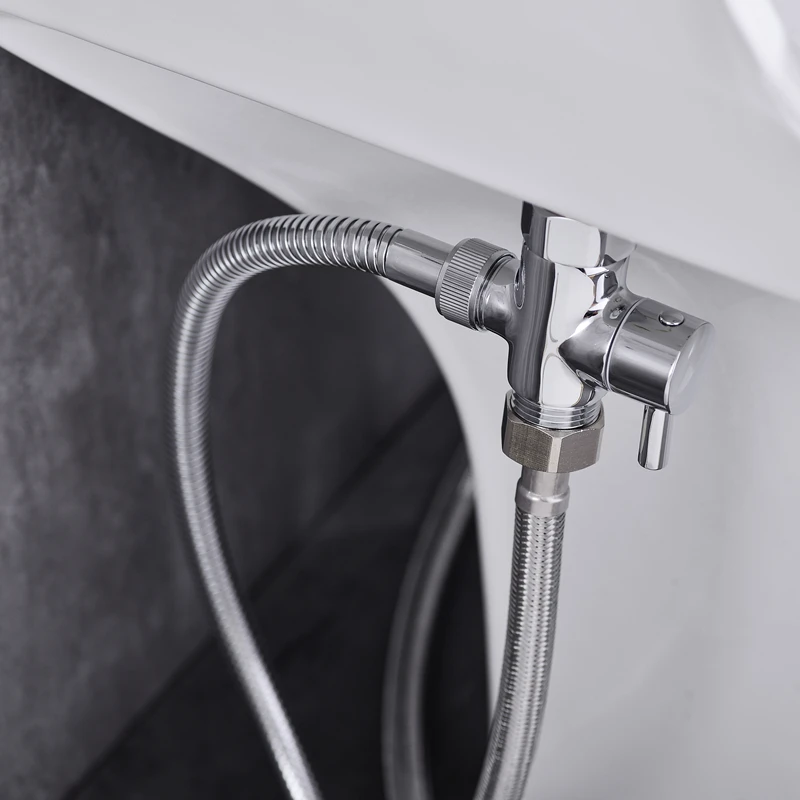 Chrome Bidet T Adapter Image 3