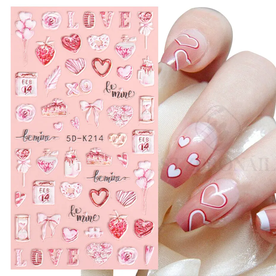 Valentine's Day Nail Art
