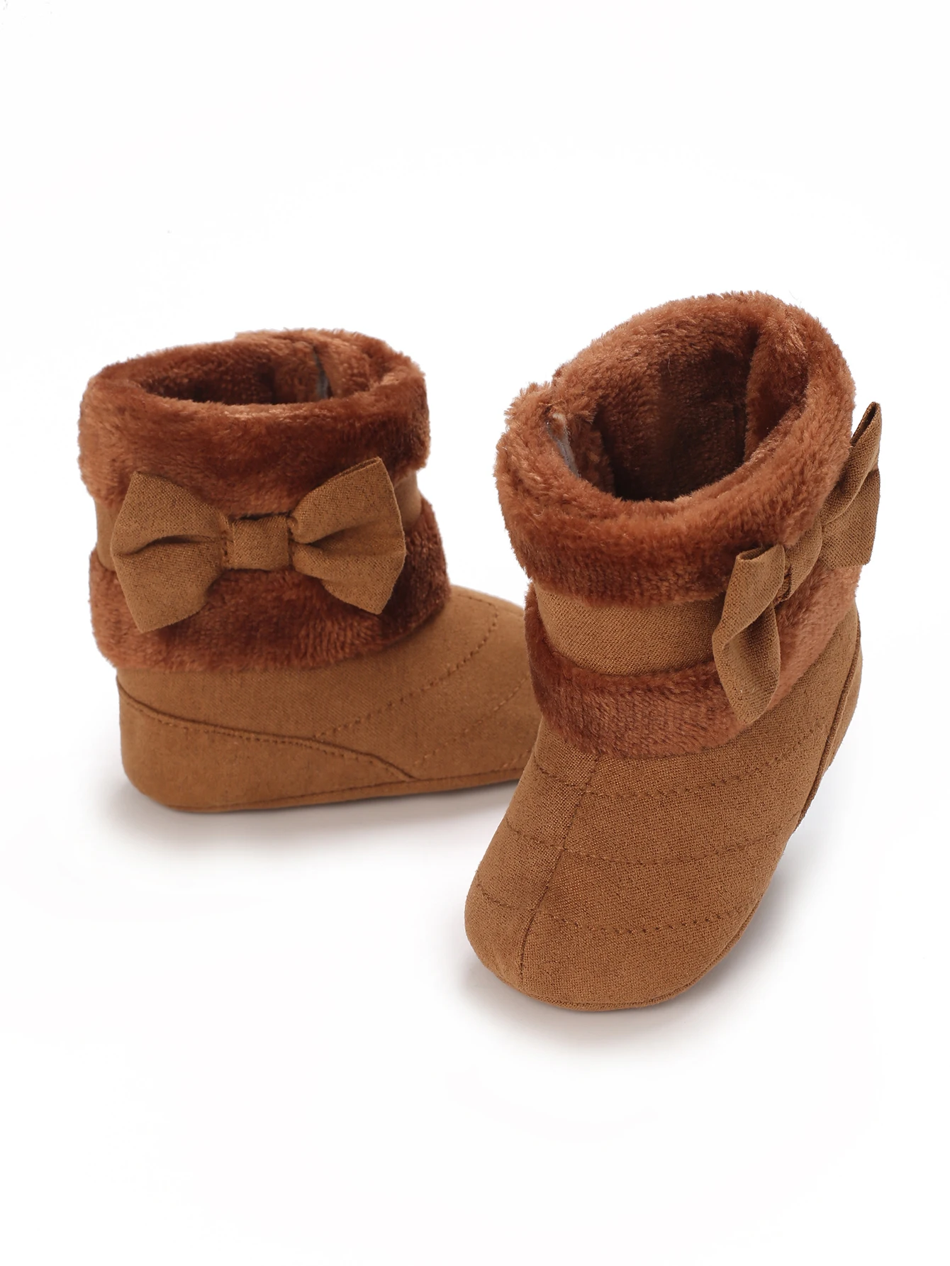 0–18 Monate Baby-Winterstiefel – Plüsch-Schneestiefel mit süßer Schleife | Warmer erster Schritt – Detail 29