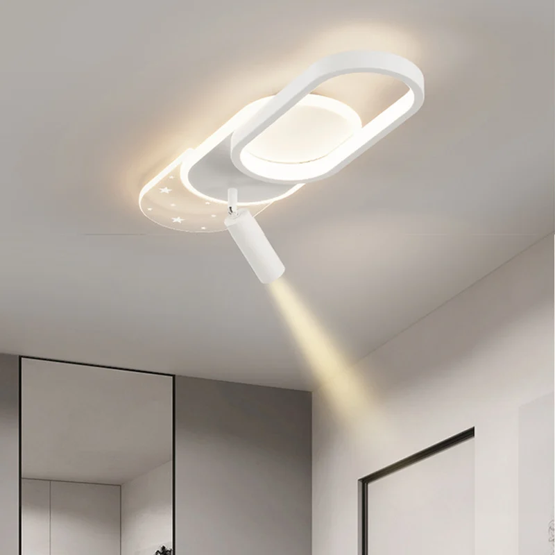 Modern LED Ceiling Lamp with Spotlight Aisle Chandeliers for Living Room Bedroom Cloakroom Corridor Home Decor Lighting Fixture